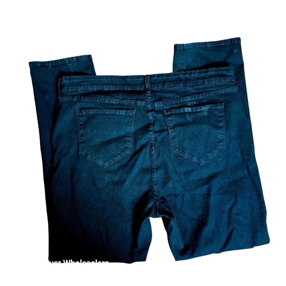 NYDJ Black Denim Jeans Comfort Stretch Classic‎ Fit Women's Size 16 - Picture 3 of 8